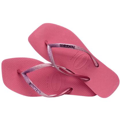 Imagem de Chinelo Havaianas Slim Square Glitter Quadrada Logo Metallic