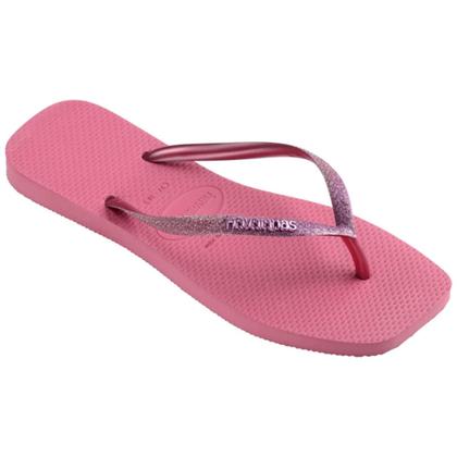 Imagem de Chinelo Havaianas Slim Square Glitter Quadrada Logo Metallic