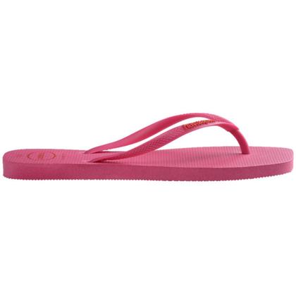 Imagem de Chinelo Havaianas Slim Square Logo Pop Up Bico Quadrado Feminino