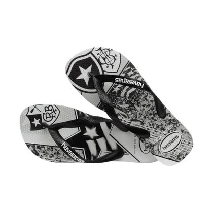 Imagem de Chinelo Havaianas Top Botafogo Oficial Times Original Unissex Adulto Confortável