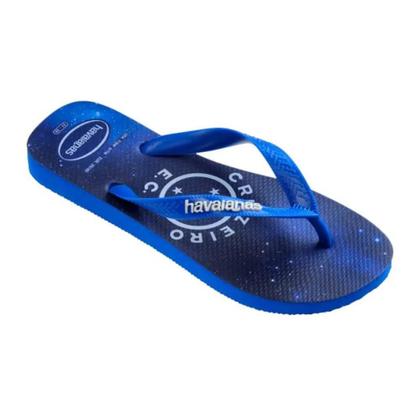 Imagem de Chinelo Havaianas Top Cruzeiro Oficial Times Original Unissex Adulto Confortável