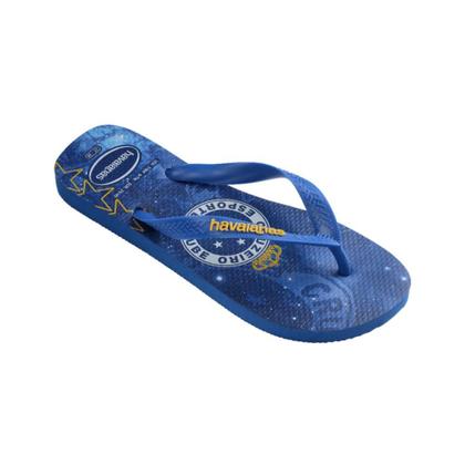 Imagem de Chinelo Havaianas Top Cruzeiro Oficial Times Original Unissex Adulto Confortável