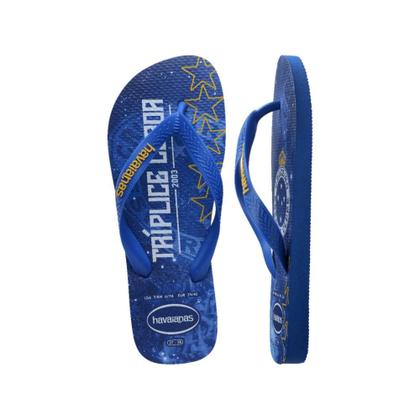 Imagem de Chinelo Havaianas Top Cruzeiro Oficial Times Original Unissex Adulto Confortável