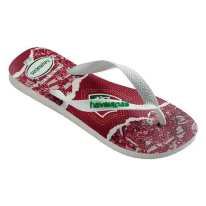 Imagem de Chinelo Havaianas Top Fluminense Tricolor Oficial Times Original Unissex Adulto Confortável