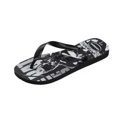 Imagem de Chinelo Havaianas Top Herois DC Logomania Batman Comic Original Unissex Adulto Confortável