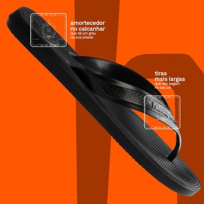 Imagem de Chinelo Havaianas Top Max Comfort Preto 39/40 Unissex Original
