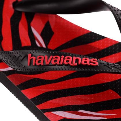 Imagem de Chinelo Havaianas Top Times Flamengo - Preto e Vermelho