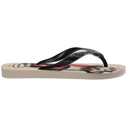 Imagem de Chinelo Havaianas Unissex Top Disney Mickey e Pateta Bege