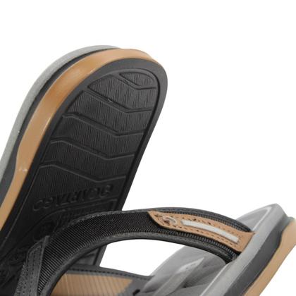 Imagem de Chinelo Infantil Cartago Malaga Sport Preto/Cinza