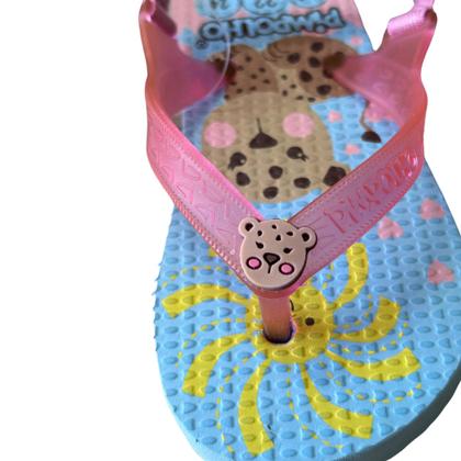 Imagem de chinelo infantil com elástico para menina pimpolho