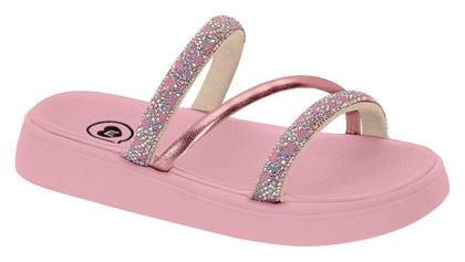 Imagem de Chinelo Infantil Flatform Molekinha com tiras em Strass 2358.100