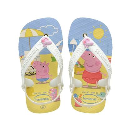 Imagem de Chinelo Infantil Havaianas Baby Peppa Pig com Elástico