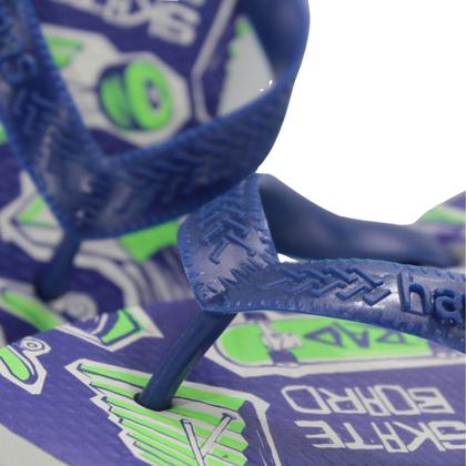 Imagem de Chinelo Infantil Havaianas Kids Athletic Azul e Branco