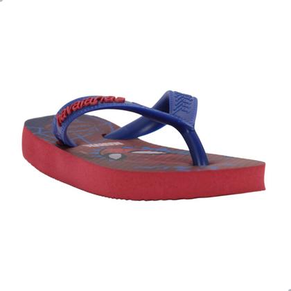 Imagem de Chinelo Infantil Havaianas Kids Top Marvel Azul e Vermelho