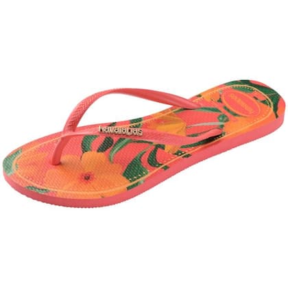 Imagem de Chinelo Infantil Havaianas Slim Tropical Estampa Floral