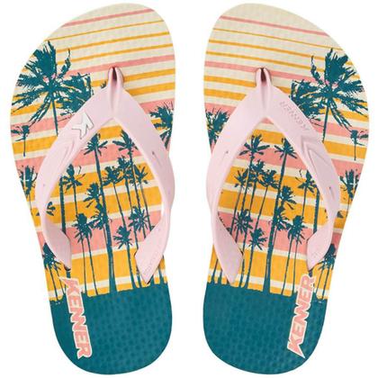 Imagem de Chinelo Infantil Kenner Summer Aloha Kids - Rosa e Azul