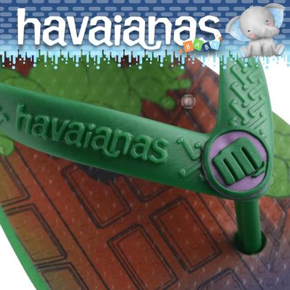 Imagem de Chinelo Infantil Masculino Com Elástico Sandália de dedo para Bebe Havaianas Baby Marvel