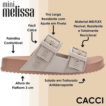 Imagem de Chinelo Infantil Menina Flatform Cozy M Lover Mini Melissa