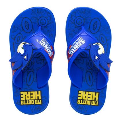 Imagem de Chinelo Infantil Menino Grendene Sonic 23162 Azul