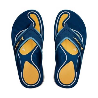 Imagem de Chinelo Infantil R Line Plus Branco Azul Amarelo Rider 12453-BI441