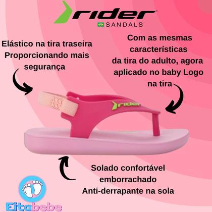 Imagem de Chinelo Infantil Rider Street Sandália Papete