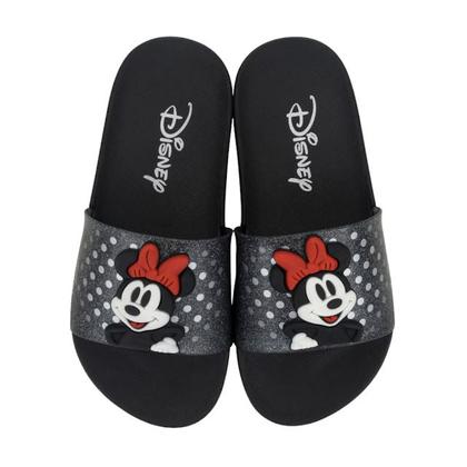 Imagem de Chinelo Infantil Slide Stitch Minnie Personagens Disney Macio 22994