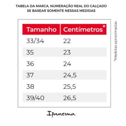 Imagem de Chinelo Ipanema Rio Tira Fina Feminino