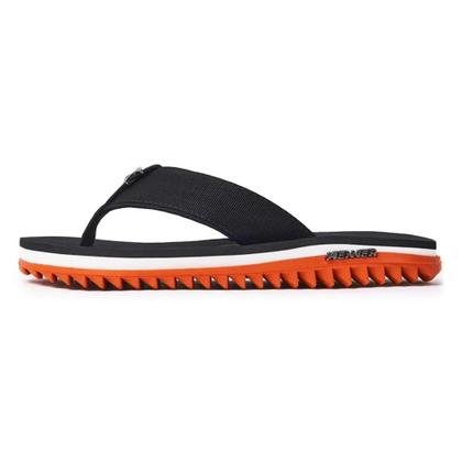 Imagem de Chinelo Kenner Kivah Line Masculino - Preto e Laranja