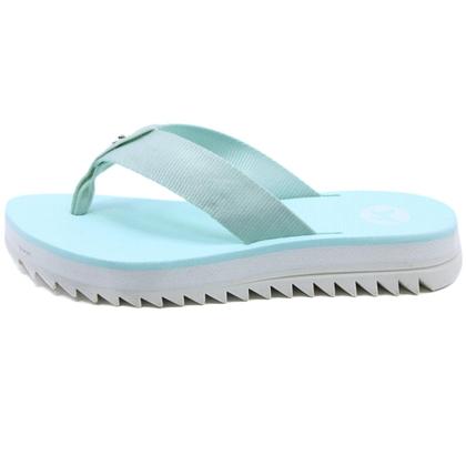 Imagem de Chinelo Kenner Kyra Essence Pro Flatform Feminino - Azul Claro e Branco