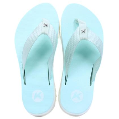 Imagem de Chinelo Kenner Kyra Essence Pro Flatform Feminino - Azul Claro e Branco
