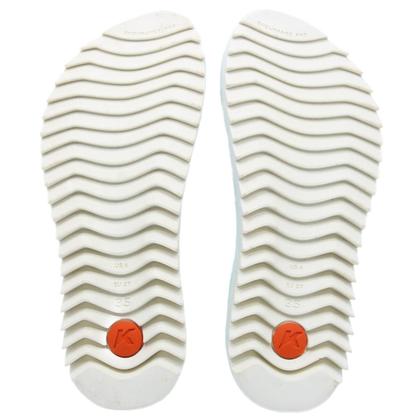 Imagem de Chinelo Kenner Kyra Essence Pro Flatform Feminino - Azul Claro e Branco