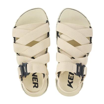 Chinelo Kenner Megah Z Elástico Tramado Masculino Off White
