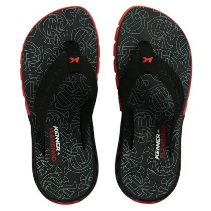 Imagem de Chinelo Kenner Rakka Flamengo Masculino - Preto