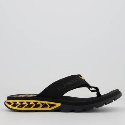 Imagem de Chinelo Kenner Rakka Gold Flamengo Preto