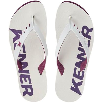 Imagem de Chinelo Kenner Red Masculino - Branco e Roxo
