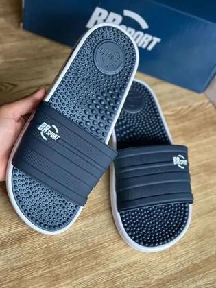 Imagem de Chinelo Masculino Br Sports 2254.105 Slide Com Tira Única e palmilha massageadora