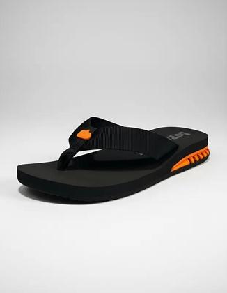 Imagem de Chinelo Masculino Com Salto DuRio Air Para Esporão Fascite Plantar Ortopédico Vegano