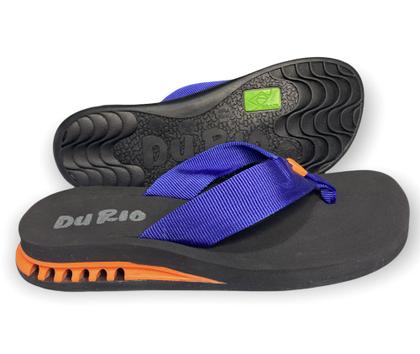 Imagem de Chinelo Masculino Com Salto DuRio Air Para Esporão Fascite Plantar Ortopédico Vegano