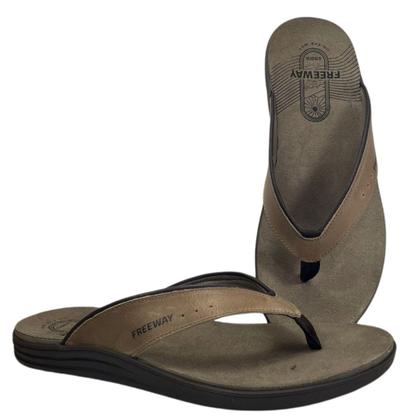 Imagem de Chinelo Masculino Couro Canastra Freeway