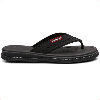 Imagem de Chinelo Masculino Couro Original Antistress Sandália Dedo Anatômico 2324