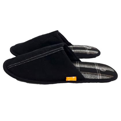 Imagem de Chinelo Masculino de Quarto Preto Xadrez GZT Ref.0315