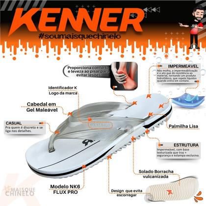 Imagem de Chinelo Masculino Novo modelo Kenner Lançamento Sandália De Dedo Para Homem NK6 FLUX PRO