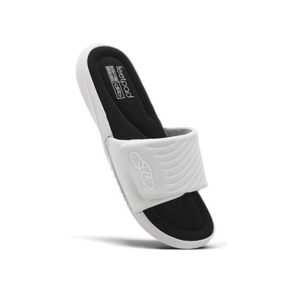Imagem de Chinelo Masculino Olympikus Melbourne Branco Palmilha Conforto Original