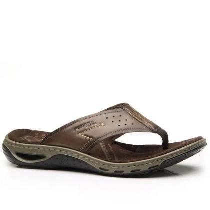 Imagem de Chinelo Masculino Pegada Couro 131663