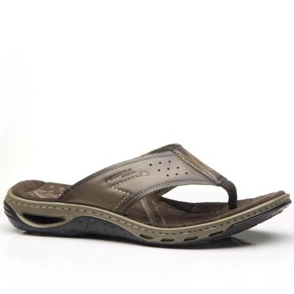 Imagem de Chinelo Masculino Pegada Couro 131663