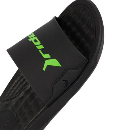 Imagem de Chinelo Masculino Rider Slide Step Preto e Verde - 12265