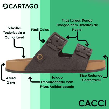 Imagem de Chinelo Masculino Slide Slip On Milao II Conforto Cartago