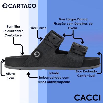 Imagem de Chinelo Masculino Slide Slip On Milao II Conforto Cartago