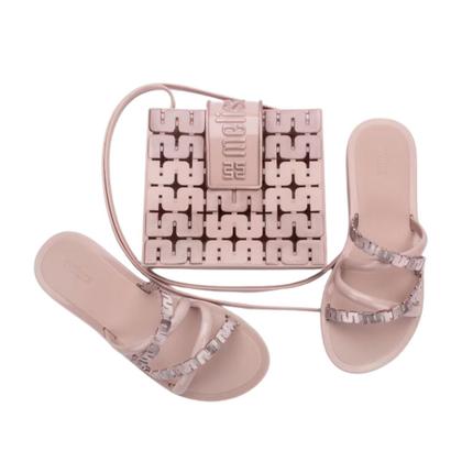 Imagem de Chinelo melissa golden com bolsa 36016