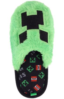 Imagem de Chinelo Minecraft Youth Unissex Novelty Plush Scuff Creeper
